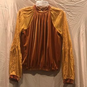 Free people mustard shirt!
